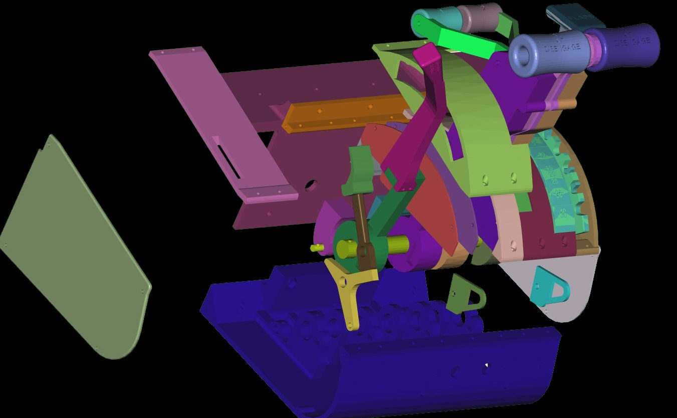 DIY 3D printable flight sim throttle quadrant — Boeing 737 777 inspired render