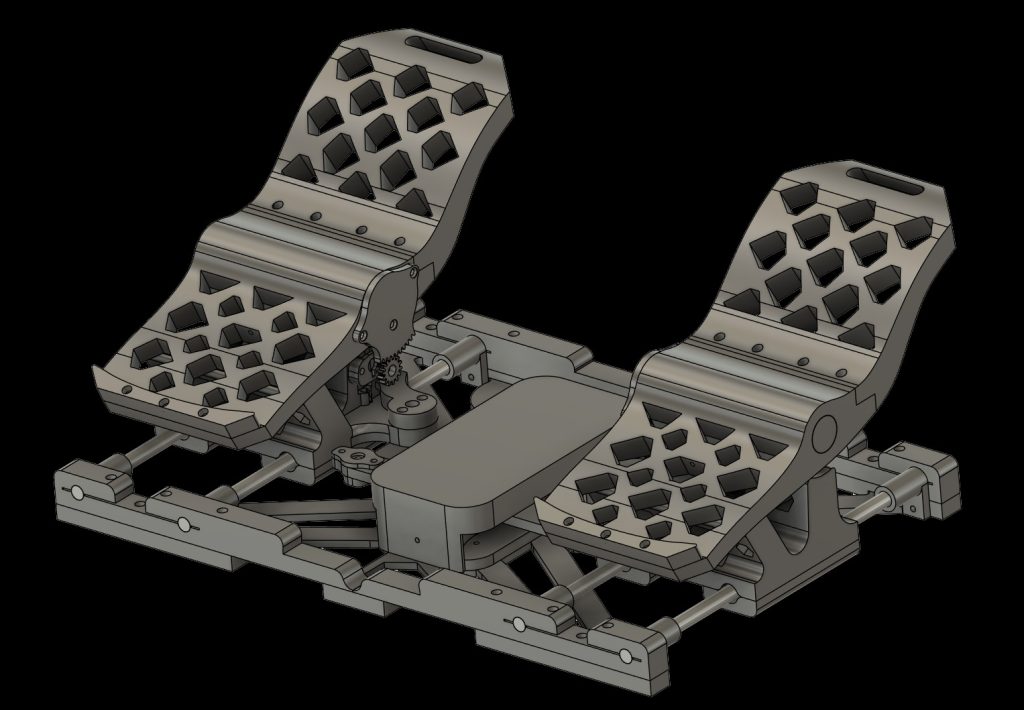 3D Printed Rudder Pedals